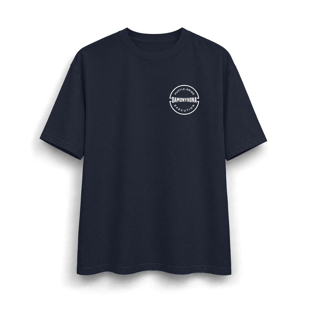 School of Hard Knocks – Blue Edition | Damonyhona Heavyweight Streetwear Tee